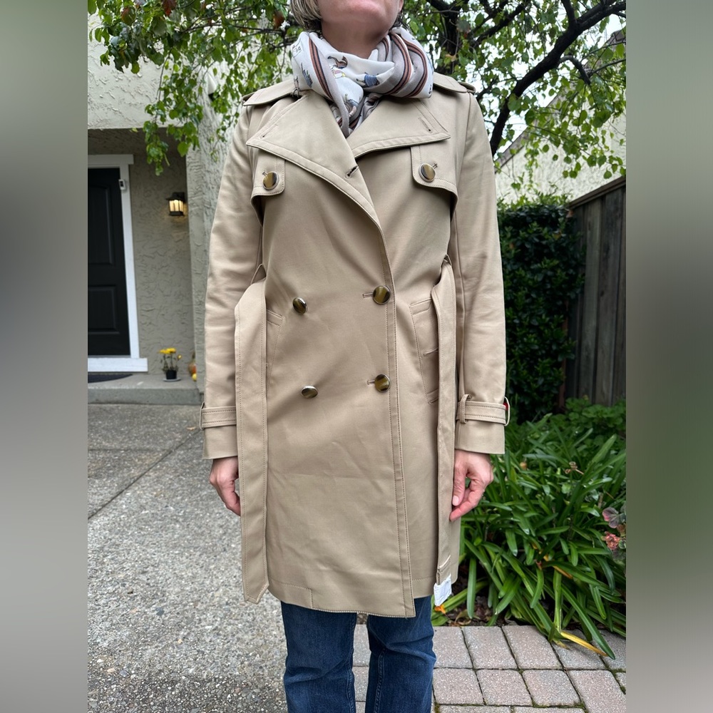 Club Monaco Trench, Beige, NWT, Size S